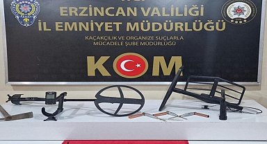 Erzincan'da tarihi sikke ele geçirildi