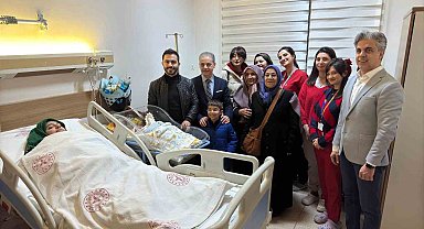 Erzincan'da yeni yılın ilk dakikalarında dünyaya gelen bebeğe 'Metehan' ismi verildi