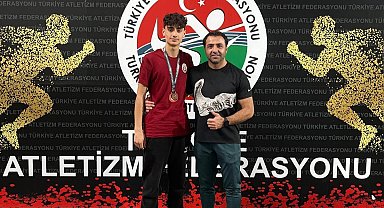 Erzincanlı atletizm sporcusu Türkiye 3'üncüsü oldu