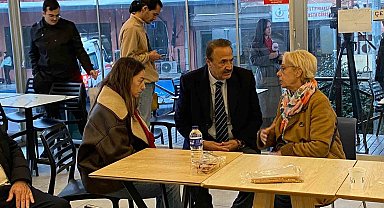 Eski Devlet Bakanı Mehmet Sevigen'den Edip Akbayram'a ziyaret