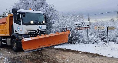 Eskişehir Büyükşehir Belediyesi'nden kar mesaisi