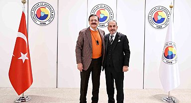ETSO Başkanı Alan TOBB Başkanı Hisarcıklıoğlu ile bir araya geldi