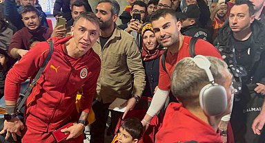 Galatasaray, Hatayspor maçı için Mersin'e geldi
