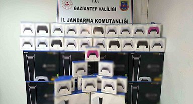 Gaziantep'te 1 milyon TL değerinde kaçak elektronik eşya ele geçirildi