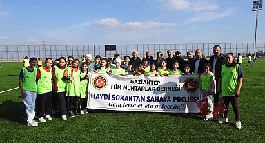 Gaziantep'te 'Haydi sokaktan sahaya' projesi ile geleceğin futbolcuları yetiştirilecek