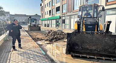 Gemlik Belediyesi'nden asfalt ve kaldırım atağı