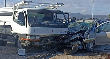 Gönen-Manyas çevre yolunda trafik kazası: 1 kişi yaralandı