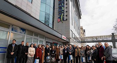 Gürcistan sağlık sektörü temsilcilerinden Özel İmperial Hastanesi'ne ziyaret