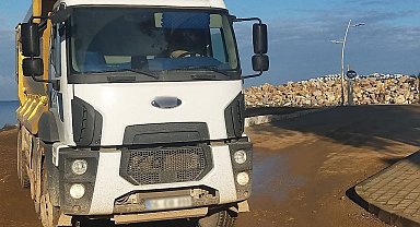 Hafriyat kamyonlarına belediyeden denetim