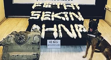 Hakkari'de 42 kilogram metamfetamin ele geçirildi