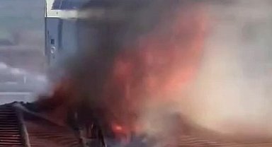 Hatay'ın Hassa ilçesinde okul yangını