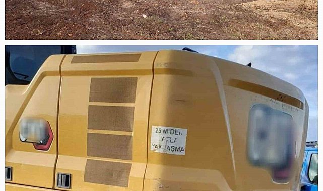 Hazine arazisindeki izinsiz kazıya jandarma baskını