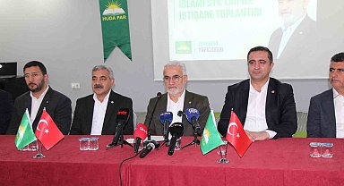 HÜDA PAR Genel Başkanı Yazıcıoğlu: "Silahların öyle veya böyle toprağa gömülmesi gerekir"