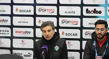 Iğdır FK - Fatih Karagümrük maçının ardından