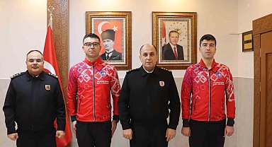 İl Jandarma Komutanı Aldemir, Jandarma Gücü Komutanlığı temsilcilerini ağırladı