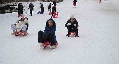 Ilgaz Dağı'nda yarıyıl tatili coşkusu