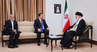 İran Dini Lideri Hamaney, Irak Başbakanı Sudani ile bir araya geldi