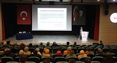 İş güvenliği ve ergonomi eğitimi verildi