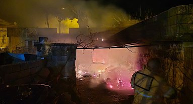 İş yerinde çıkan yangın korkuttu