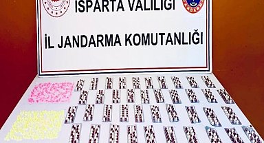 Isparta'da jandarmadan 2024'te 43 uyuşturucu operasyonu