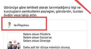İsrail'in zulmüne sessiz kalan Instagram'dan Tevfik Göksu'nun Filistin paylaşımına sansür