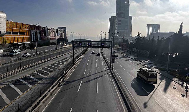 İstanbul yeni yılı trafiksiz karşıladı