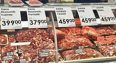 İstanbul'da bazı marketlerde et fiyatları Ramazan ayı boyunca sabitlendi