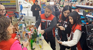İstanbul'da sahte alkol denetimi