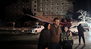 İstanbul'dan Ankara'ya giden aile, facia otelini görmek için 30 kilometre yol uzattı
