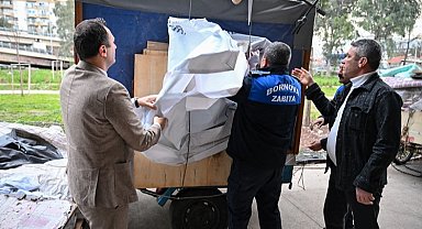 İzmir Bornova'da viyadükaltı pazaryerine düzenleme