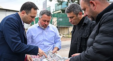İzmir Bornova'da yol yapım çalışmaları hız kesmiyor