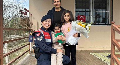 Jandarma, şehit ailesini unutmadı