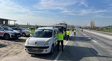 Jandarmadan havadan trafik denetimi