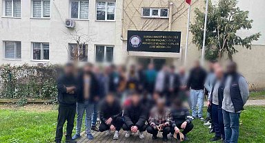 Kaçak göçmen çalıştıran iş yerine baskın