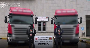 Kaçak tır ve dorseler gümrüğe takıldı