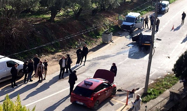 Kafa kafaya çarpıştılar, yaralı kurtuldu