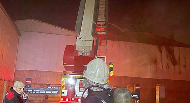 Kahramanmaraş'ta iş yeri yangını