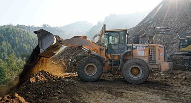 Kahramanmaraş'ta yol yapım çalışmaları