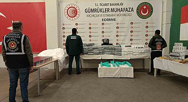 Kapıkule'de son 1 haftada milyonlarca lira değerinde kaçak eşya ele geçirildi