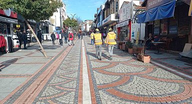 Kar sonrası güneşi gören dışarıya çıktı
