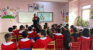 Kars'ta minik öğrencilere gıda güvenilirliği ve kişisel hijyen eğitimi verildi