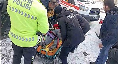 Kars'ta trafik kazası: 1 yaralı