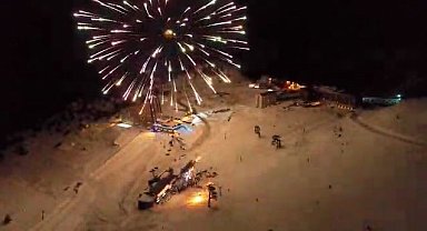 Kartalkaya'da meşaleli şölen