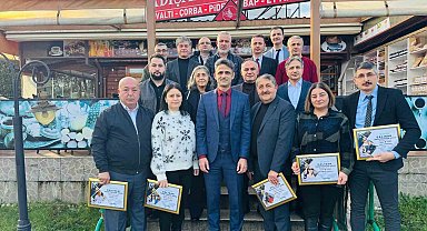 Kaya, gazeteciler gününde gazetecilerle bir araya geldi