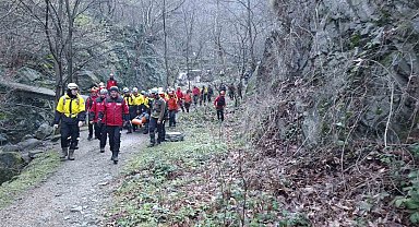 Kayıp şahsın cansız bedeni 11 gün sonra Uludağ eteklerinde dronla bulundu