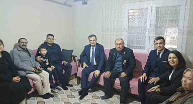 Kaymakam Güldoğan, gazileri unutmadı