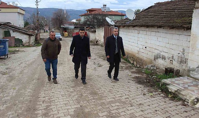 Kaymakam Kılıç, Ciciler Köyü'ndeki yatırımları inceledi