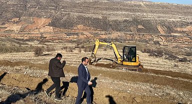Kaymakam Partal, ağaçlandırma çalışmalarını inceledi