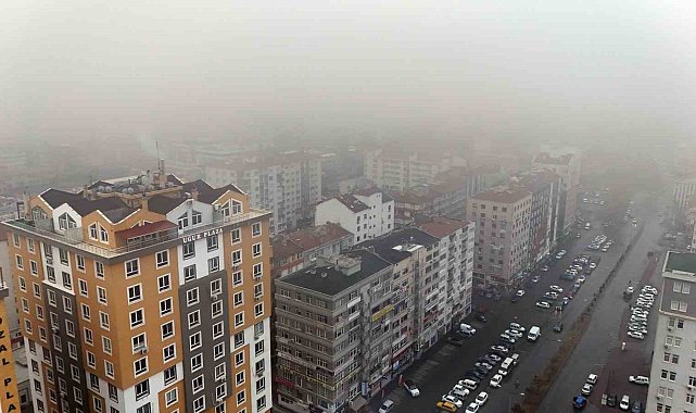 Kayseri sisle kaplandı