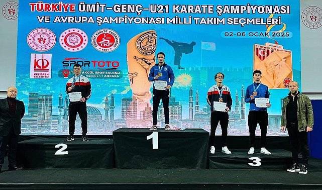 Kayserili Karateci Türkiye üçüncüsü oldu